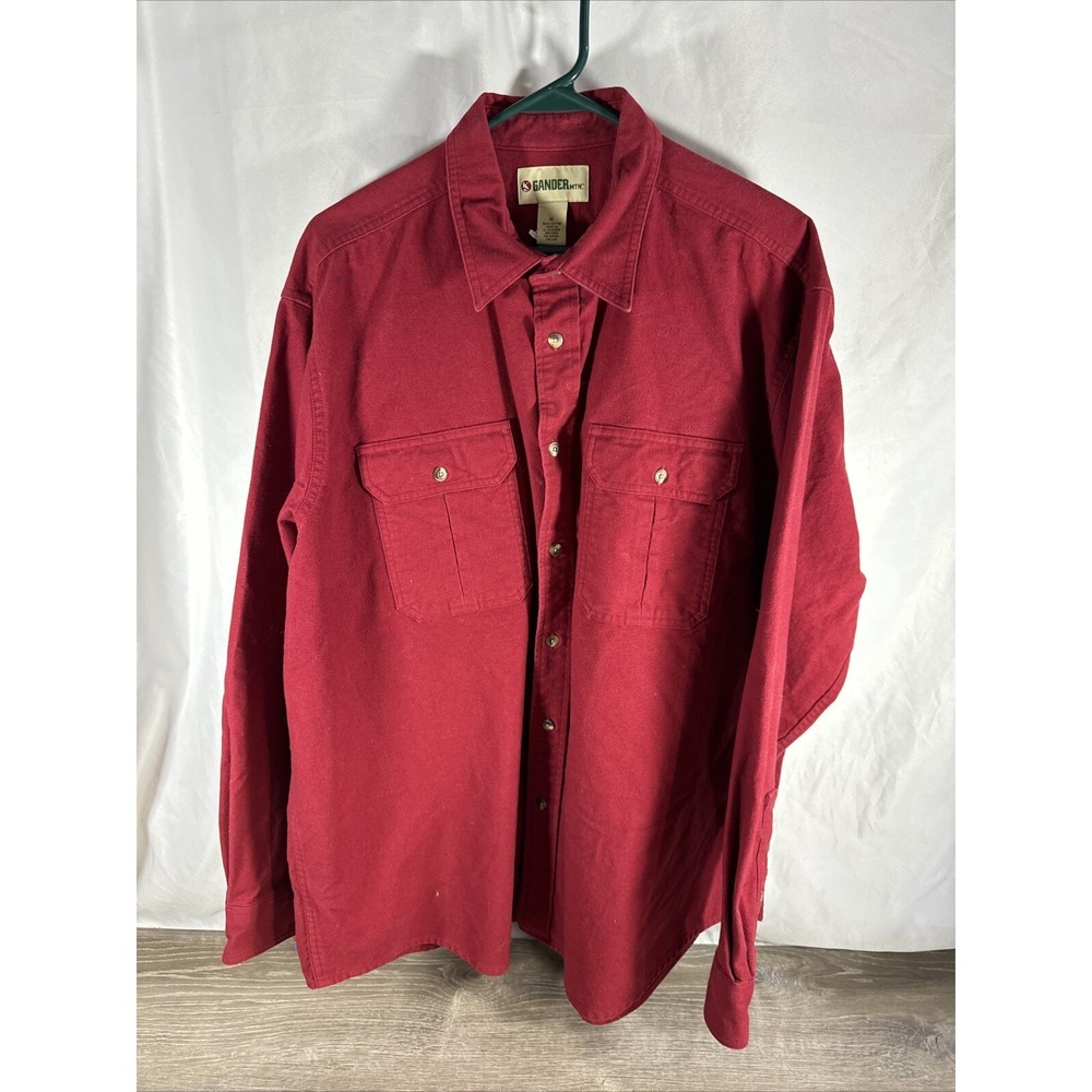Gander Mountain Shirt Adult XL Red Heavy Flannel  Men